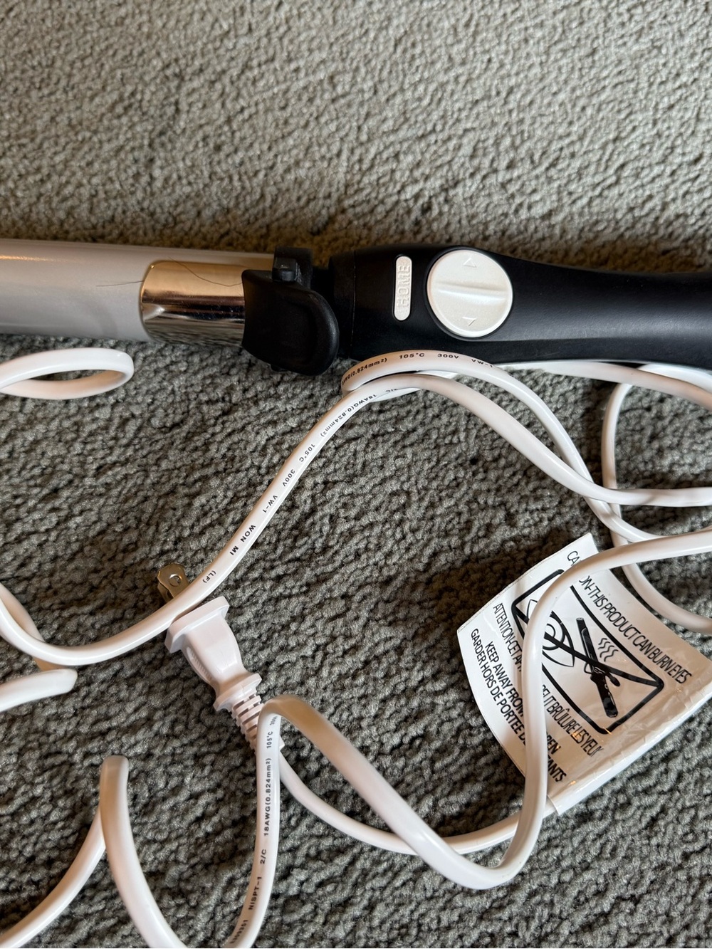 BEACHWAVER S125 Silver Mini Curling Iron - Picture 2 of 3